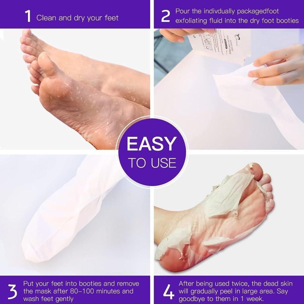 VisFort DermaPeel Socks “Transform Rough Feet Into Baby-Soft Skin”