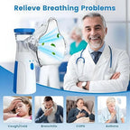 TEKCOOL Nebulizer,Portable Mesh Nebulizer Mini Vaporizer Handheld Atomizers for Adults and Children